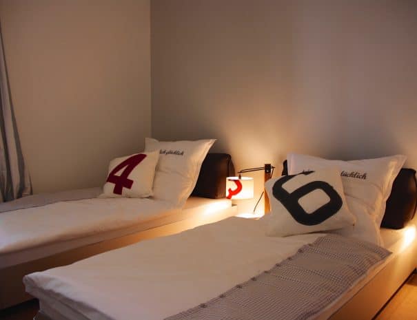 Seaside Rosenhagen Ferienhaus Sealounge Schlafzimmer 2