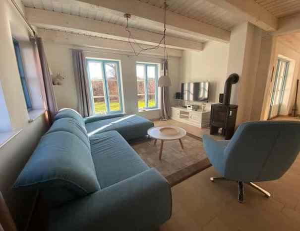 Seaside Ferienhaus Seegarten Wohnzimmer