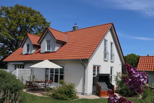 Seaside Rosenhagen Ferienhaus Seestern Garten