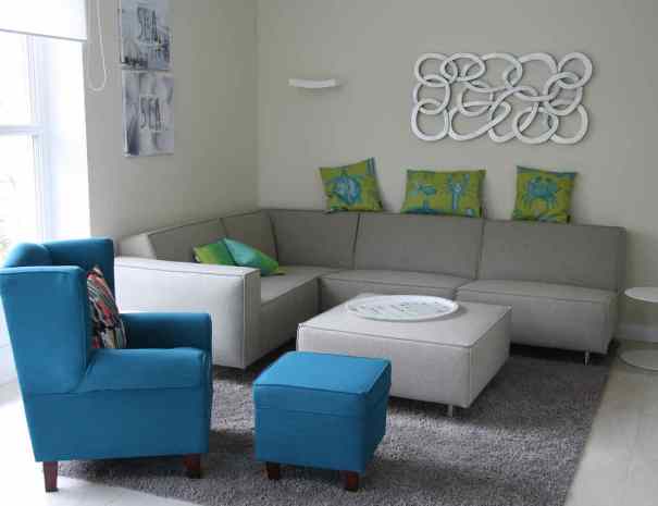 Seaside Ferienhaus Seestern Wohnzimmer