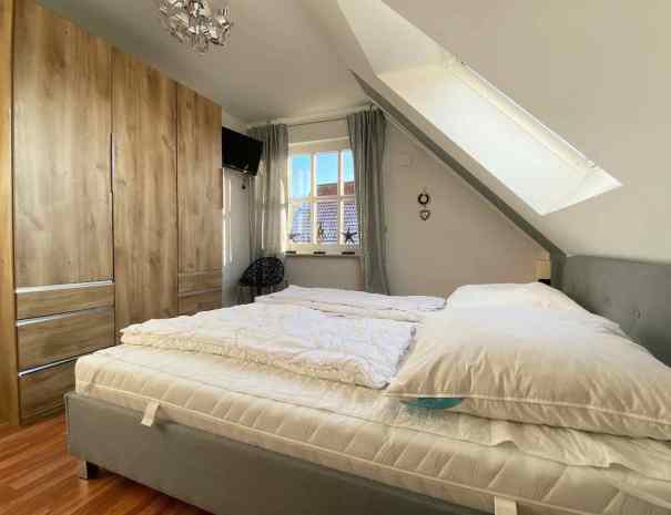 Seaside Rosenhagen Ferienhaus Strandhus Schlafzimmer 1